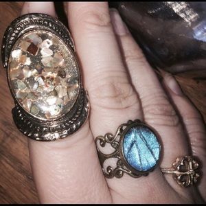 Costume Antique brass ring